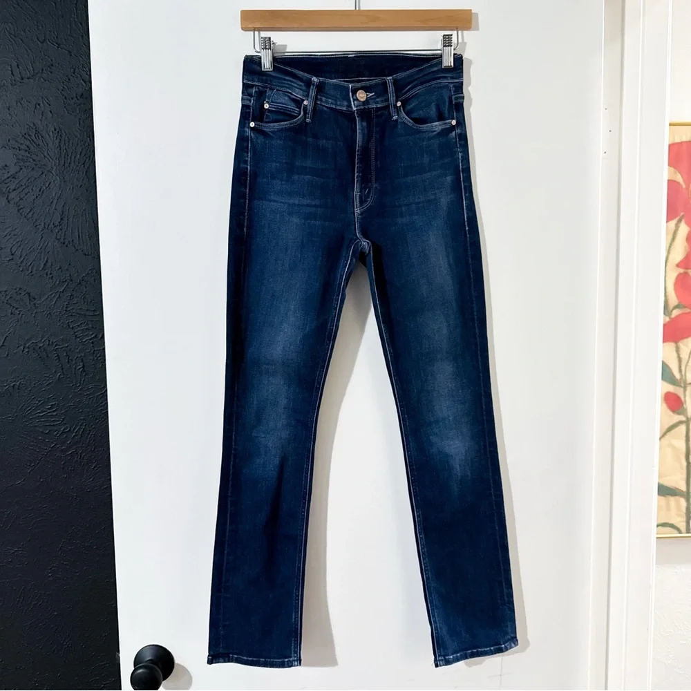 MOTHER | Jeans | Mother The Mid Rise Dazzler Ankle On The Edge Blue ...